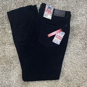 English Laundry Men's Navy/Black Straight Jeans